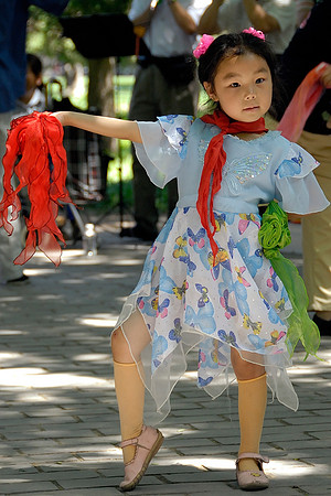Performing in the park