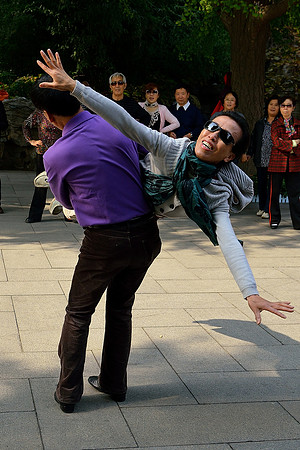 Dancing in the park