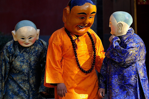 Monks from the Lama Temple,Beijing